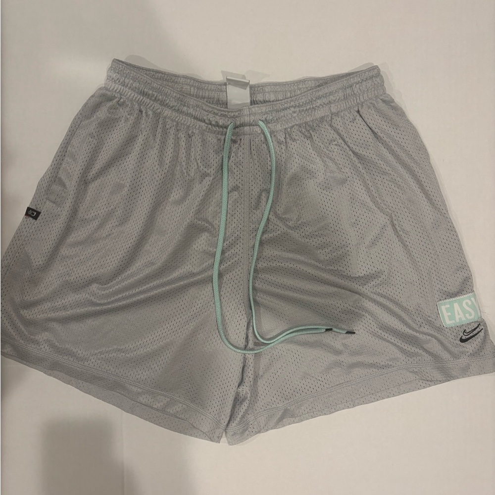 Nike Mesh Basketball Shorts Men XXXL Kevin Durant KD Basketball Grey Easy Money